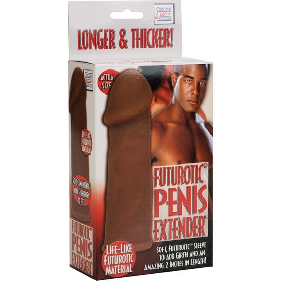 CALEXOTICS - FUTUROTIC FUNDA EXTENSION PENE MARRÓN