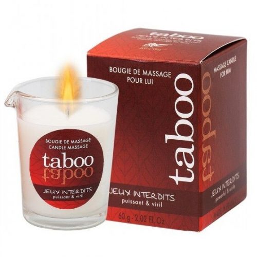 img_88039_3bdb9a2c637f10e0e78a0c2dedf38207_1.jpg RUF - TABOO VELA DE MASAJE PARA ÉL JEUX INTERDITS AROMA LIQUEN SALVAJE