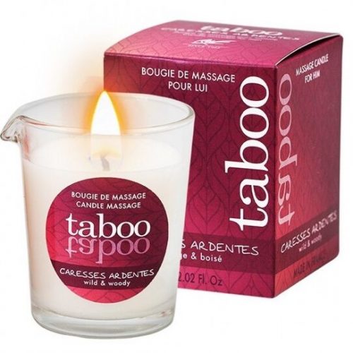 img_88040_39cdd323538a5b9d1ea1174698a36bcc_1.jpg RUF - TABOO VELA DE MASAJE PARA ÉL CARESSES ARDENTES AROMA HELECHO