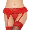 img_88384_93529d529bd4aae555601b52f25bff68_1.jpg QUEEN LINGERIE - TANGA CON LIGUERO ROJO S/M