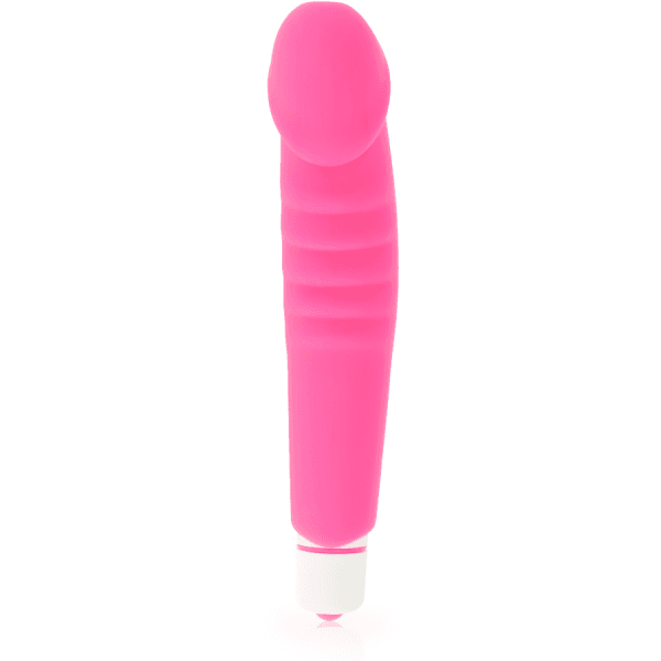 DOLCE VITA - REALISTIC PLEASURE VIBRADOR SILICONA ROSA