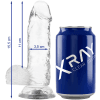 img_89673_c132216523f85096716b0f257a67be8b_1.png X RAY - CLEAR DILDO REALISTA TRANSPARENTE 15.5 CM -O- 3.5 CM