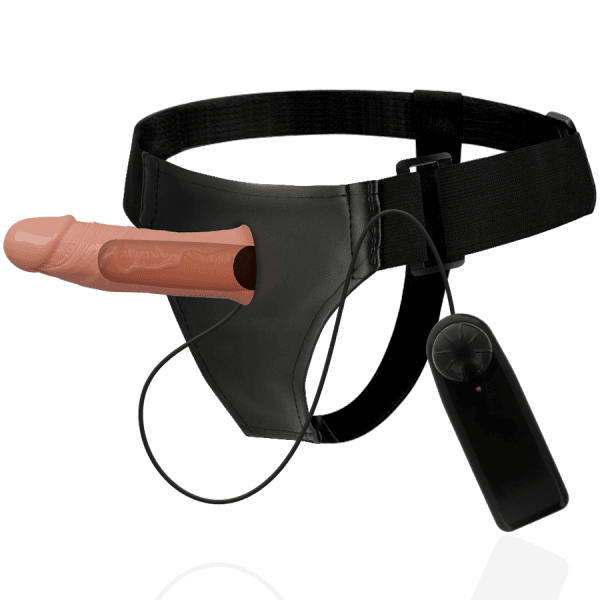 img_89995_3f44a35a340db9bd4d9c5b33feae5ffb_1.png HARNESS ATTRACTION - ARNÉS HUECO GREGORY CON VIBRADOR 16.5 CM -O- 4.3 CM