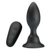 MR PLAY - PLUG ANAL CON VIBRACIÓN NEGRO CONTROL REMOTO
