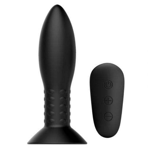 img_93405_2ff6656860101c44a14d544c495ef97d_1.jpg MR PLAY - PLUG CON BOLAS ROTADORAS NEGRO CONTROL REMOTO