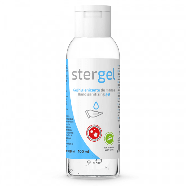 STERGEL - GEL HIDROALCOHÓLICO HIGIENIZANTE DE MANOS ALOE VERA 100ML