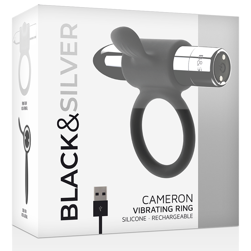 BLACKSILVER - CAMERON ANILLO RECARGABLE SILVER