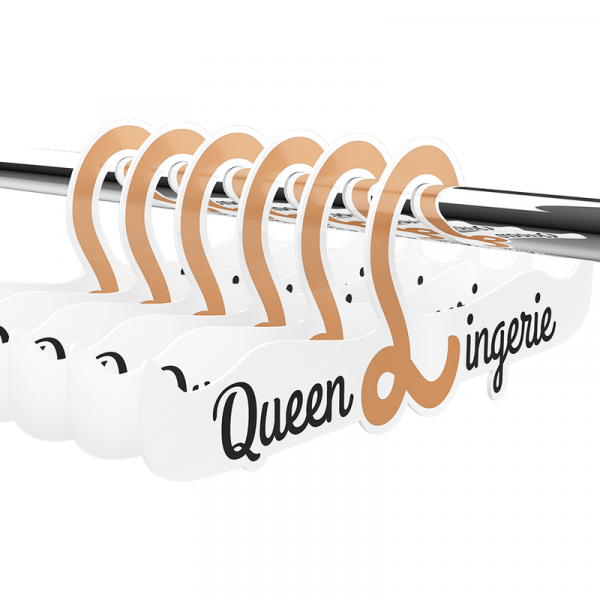 QUEEN LINGERIE - PERCHA PARA LENCERIA 27.5 CM 1 UNIDAD