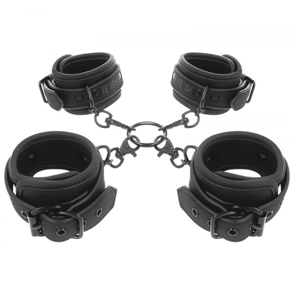 img_95022_f9afc87f8f6525f37991ecf4e3c93b1b_1.png FETISH SUBMISSIVE - SET ESPOSAS MANOS Y TOBILLOS CON FORRO DE NEOPRENO