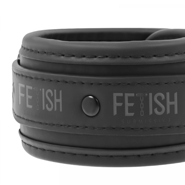 img_95033_9babd53416deb3891106c628bef0553b_1.png FETISH SUBMISSIVE - COLLAR Y ESPOSAS CUERO VEGANO CON FORRO DE NEOPRENO