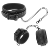 img_95037_5441934dbeacb16230bfe6648b024e2a_1.png FETISH SUBMISSIVE - COLLAR Y ESPOSAS CUERO VEGANO CON FORRO DE NEOPRENO
