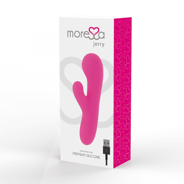img_95180_6301e9b14d9028cf06b56727afd772ad_1.png MORESSA - JERRY CLIP VIBRADOR PUNTO G Y CLITORIS PREMIUM SILICONE RECARGABLE
