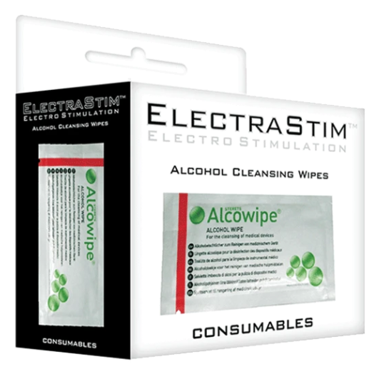ELECTRASTIM - TOALLITAS HIGIÉNICAS CON ALCOHOL 10 UNIDADES