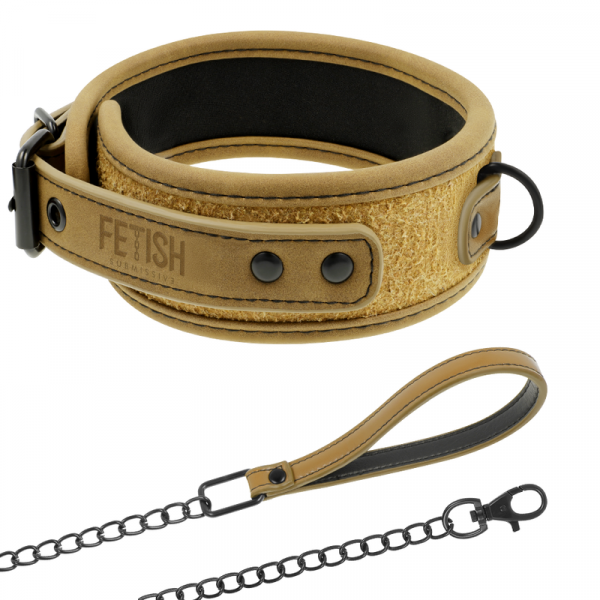 img_96579_337079f985f526e13d9185a1743f7fbd_1.png FETISH SUBMISSIVE ORIGEN - COLLAR CON CADENA CON FORRO DE NEOPRENO
