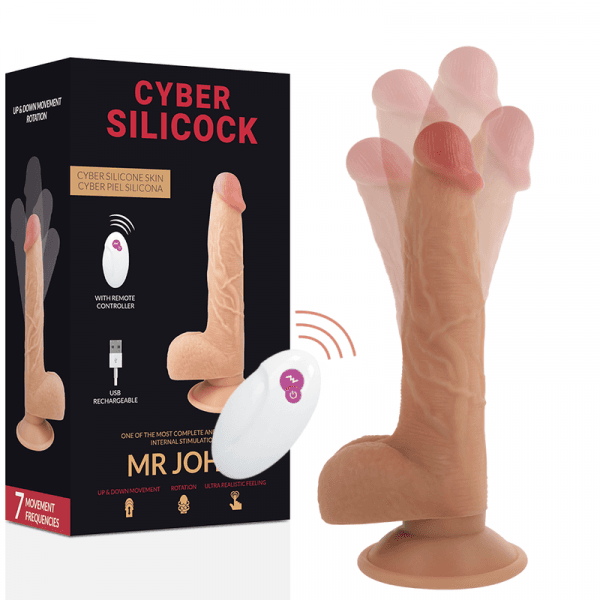 img_97069_068e00f13b9b8e47b400146526fdd096_1.png CYBER SILICOCK - REALÍSTICO CONTROL REMOTO MR JOHN 23.88 CM -O- 4.3 CM
