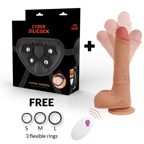 img_97118_fa730cde88f1252db0d52dc92388aea2_1.png CYBER SILICOCK - ARNÉS SILICONA LIQUIDA MR RICK CONTROL REMOTO