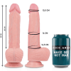 ROCKARMY - ARNÉS + LIQUID SILICONE VIBRADOR CONTROL REMOTO PREMIUM APACHE 20.5 CM -O- 4.62 CM