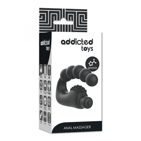ADDICTED TOYS - MASAJEADOR ANAL PROSTÁTICO CON VIBRACIÓN