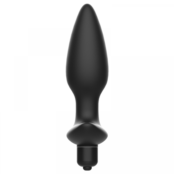 ADDICTED TOYS - MASAJEADOR PLUG ANAL CON VIBRACIÓN NEGRO