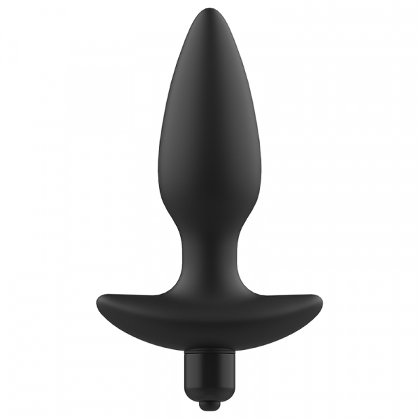ADDICTED TOYS - MASAJEADOR PLUG ANAL CON VIBRACIÓN NEGRO